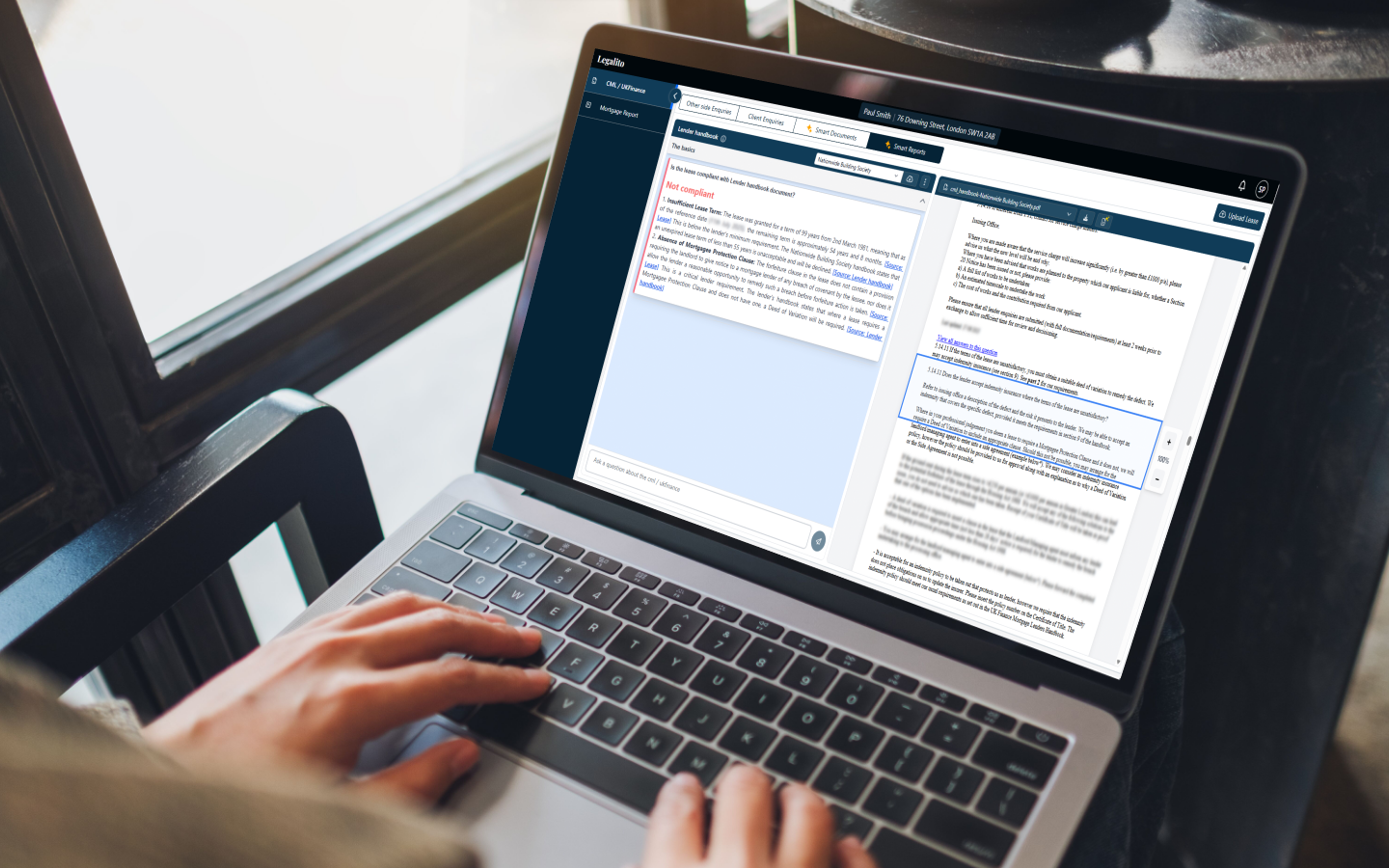 Lender handbook compliance